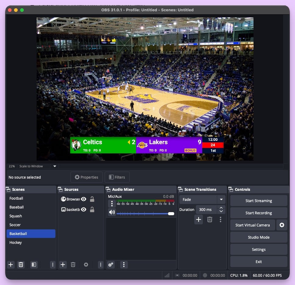 Looking for Uno Overlays alternatives? Compare sports scoreboard overlays for streaming. Options that work for both live streams and in-venue display.