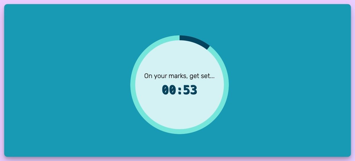 The round clock every screen shows