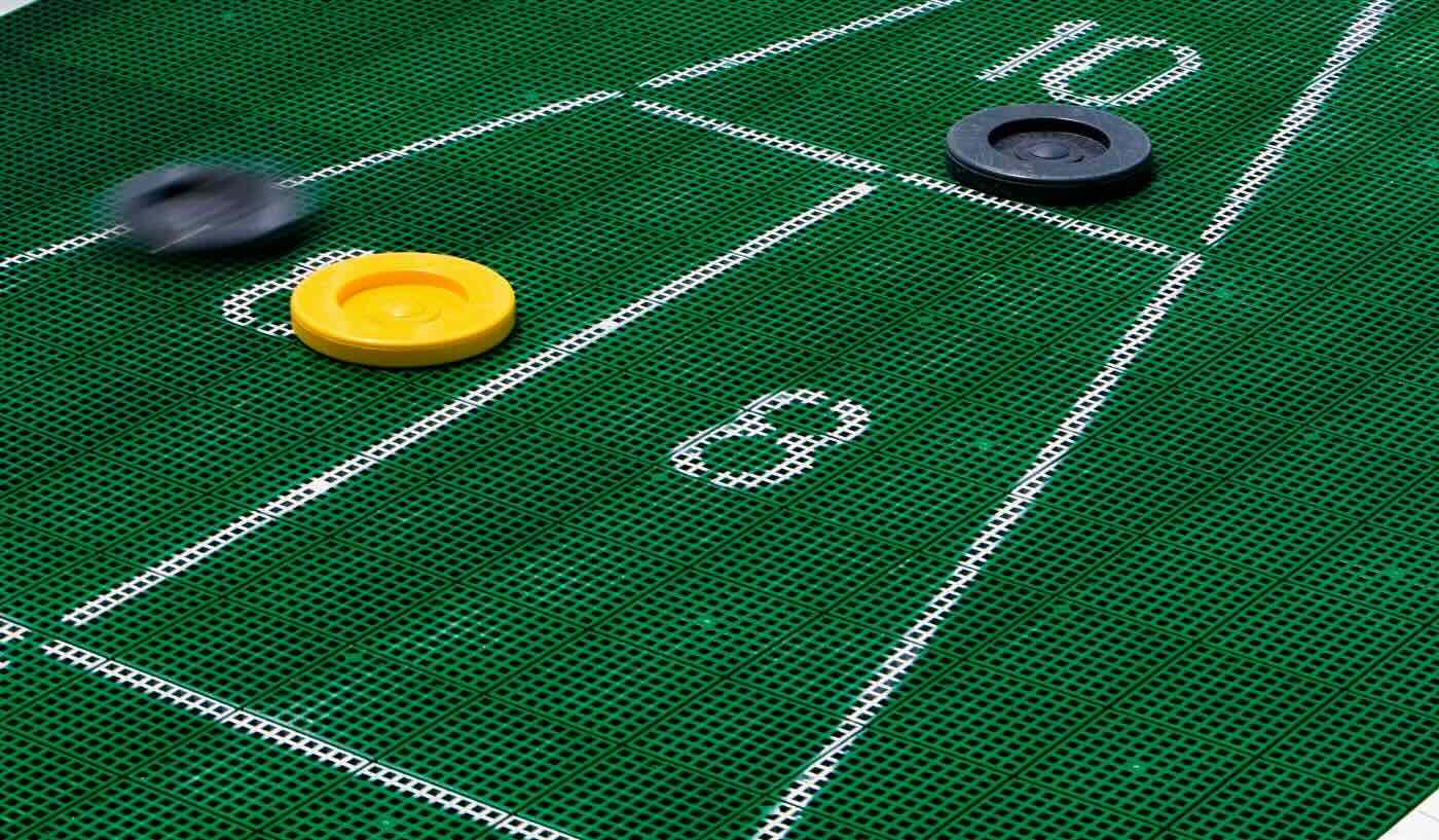 Shuffleboard outside