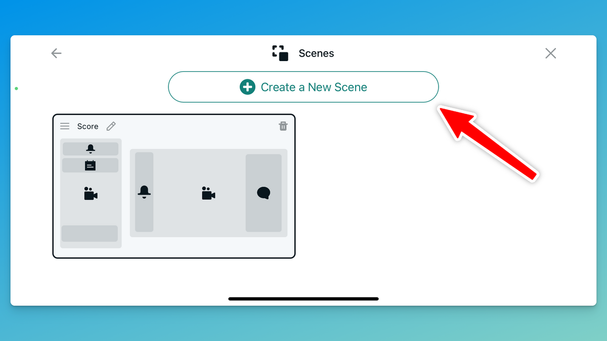 KeepTheScore.com control panel for a streaming overlay