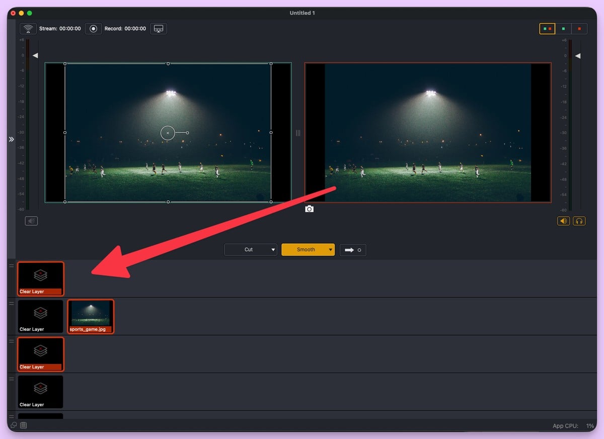 Adding a web page source in Wirecast