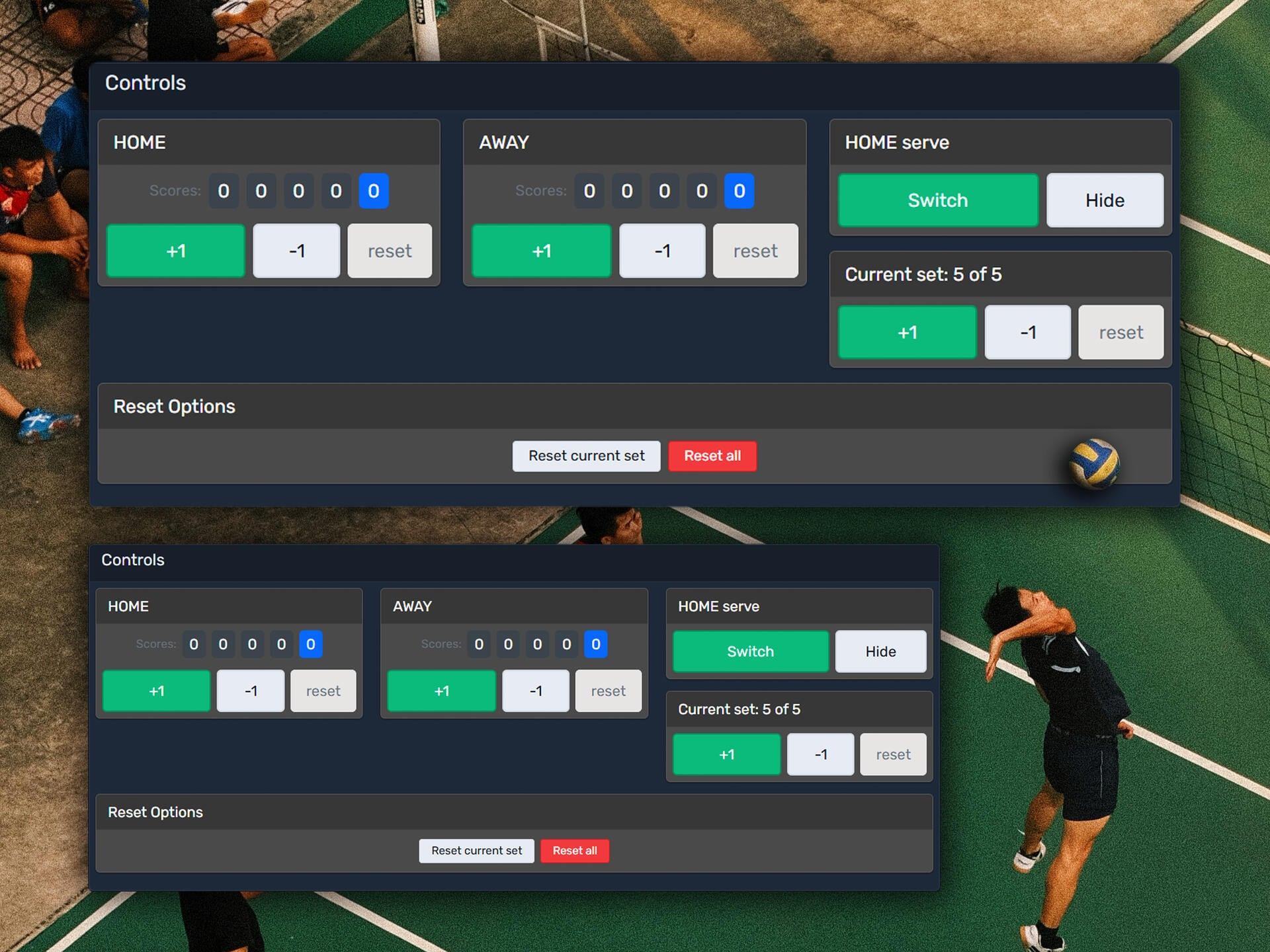 Feature screenshot: Stream overlay customization panel with transparency and color options