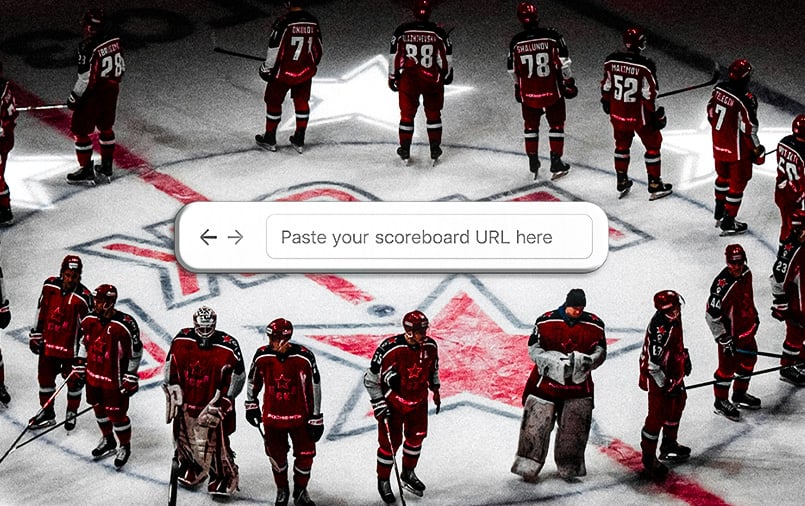 Feature screenshot: Cloud-based scoreboard vs traditional software comparison