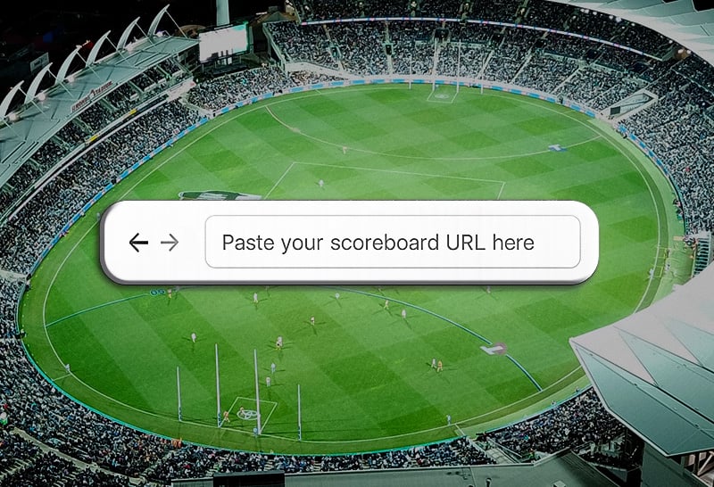Feature screenshot: Cloud-based scoreboard vs traditional software comparison